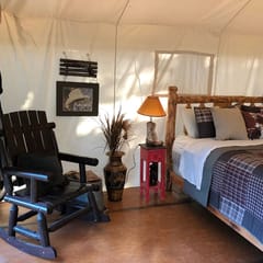Pet Friendly Wild West  Luxury Glamping tent