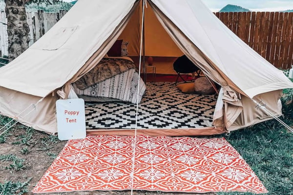 Glamping tents